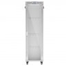 Lanberg Szafa stojąca rack 19 cali 42U 600x800 szara drzwi szklane flack pack